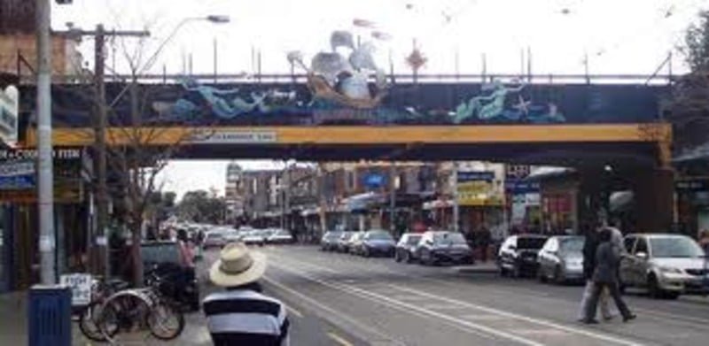 Streetscape in Balaclava, Melbourne