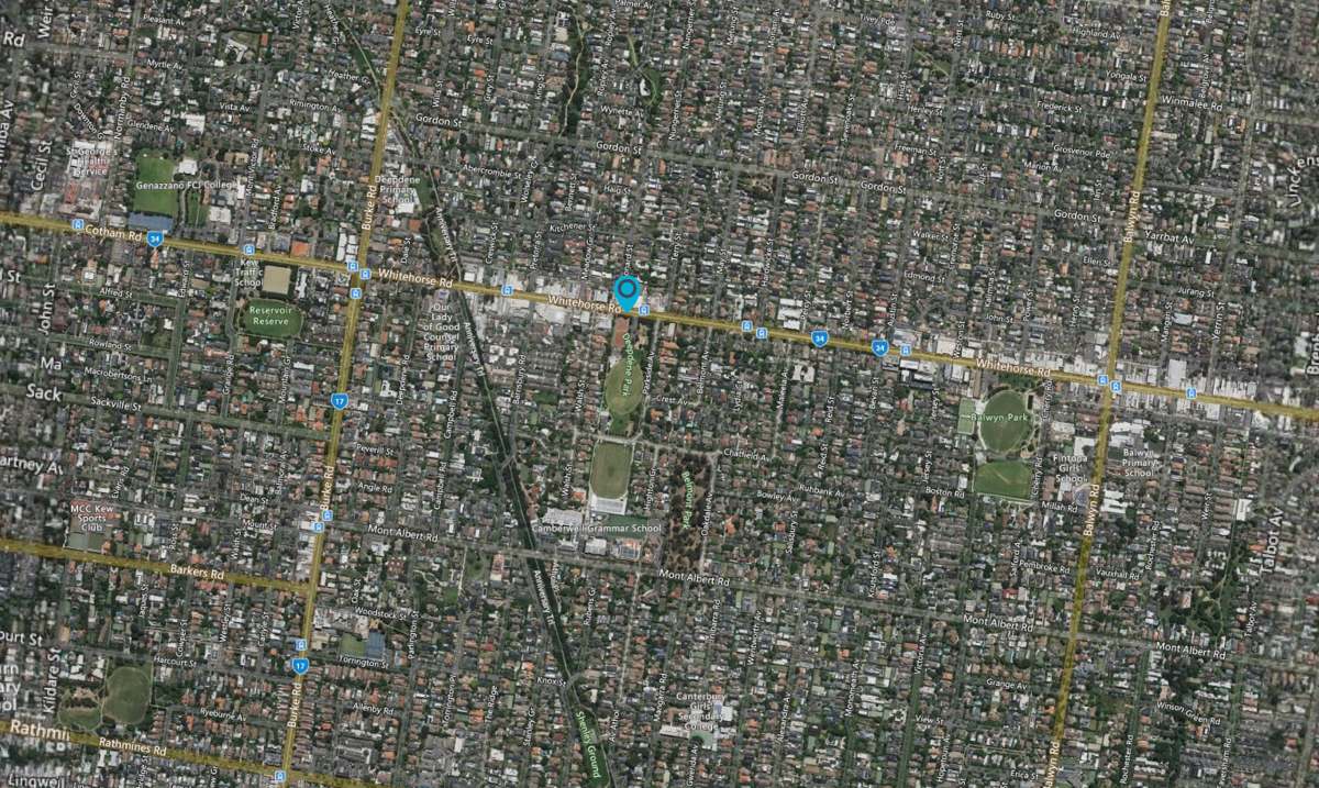 Satellite map of Deepdene, Melbourne