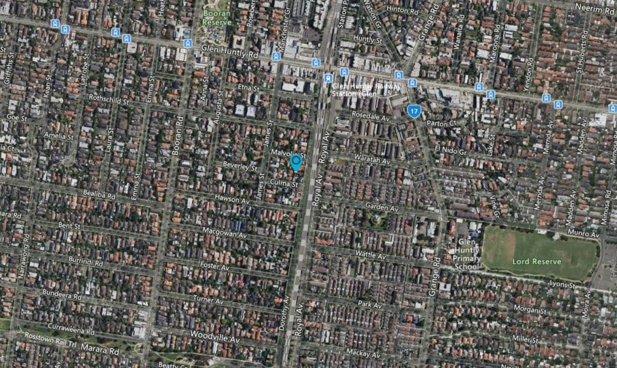 Satellite map of Glen Huntly, Melbourne