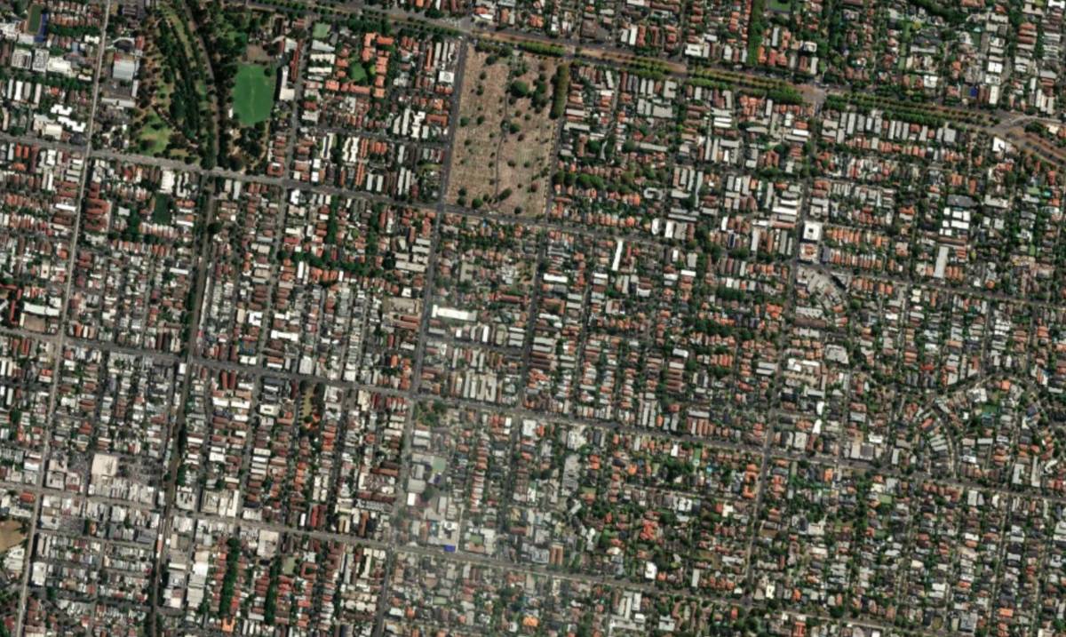 Satellite map of St Kilda East, Melbourne