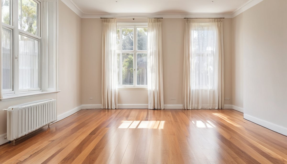 Clean, empty bedroom in a Melbourne home after a respectful deceased estate clearance