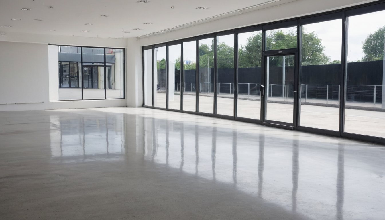 Clean, empty retail shop cleared and ready for the next tenant in Melbourne
