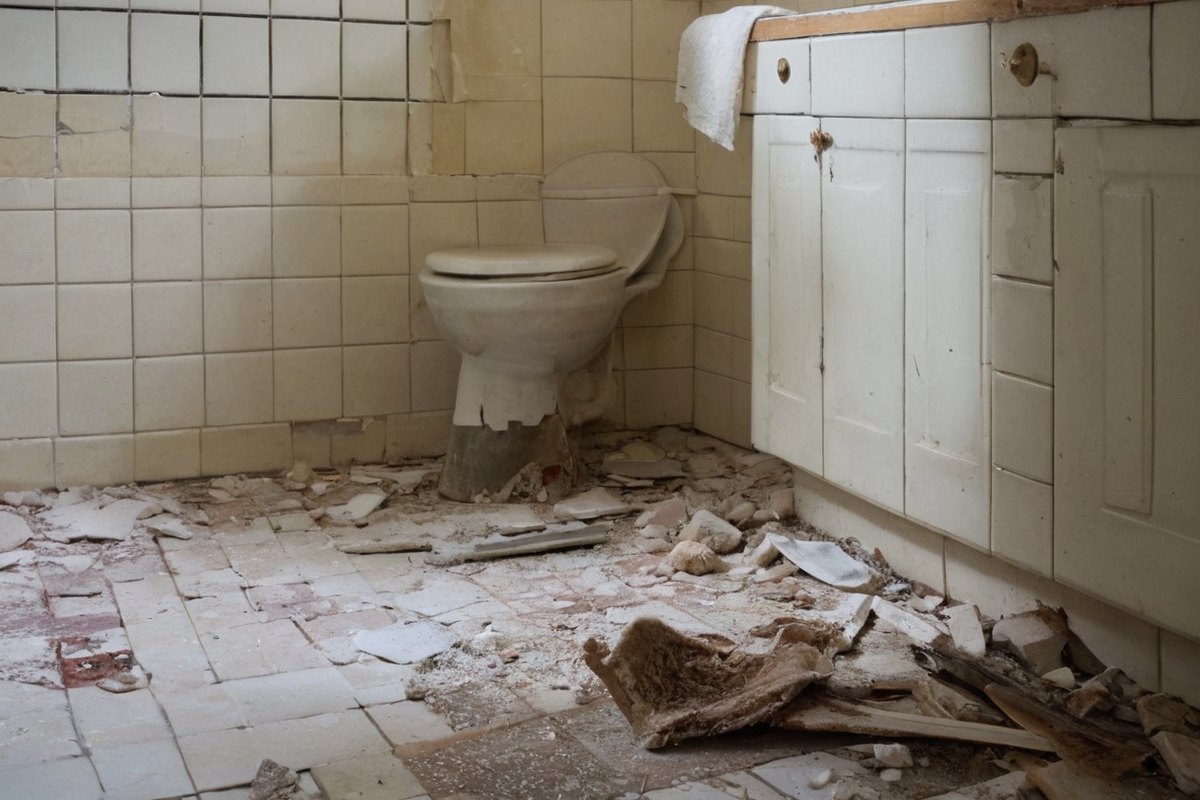 Bathroom and kitchen demo: planning the rubbish-removal side of a renovation