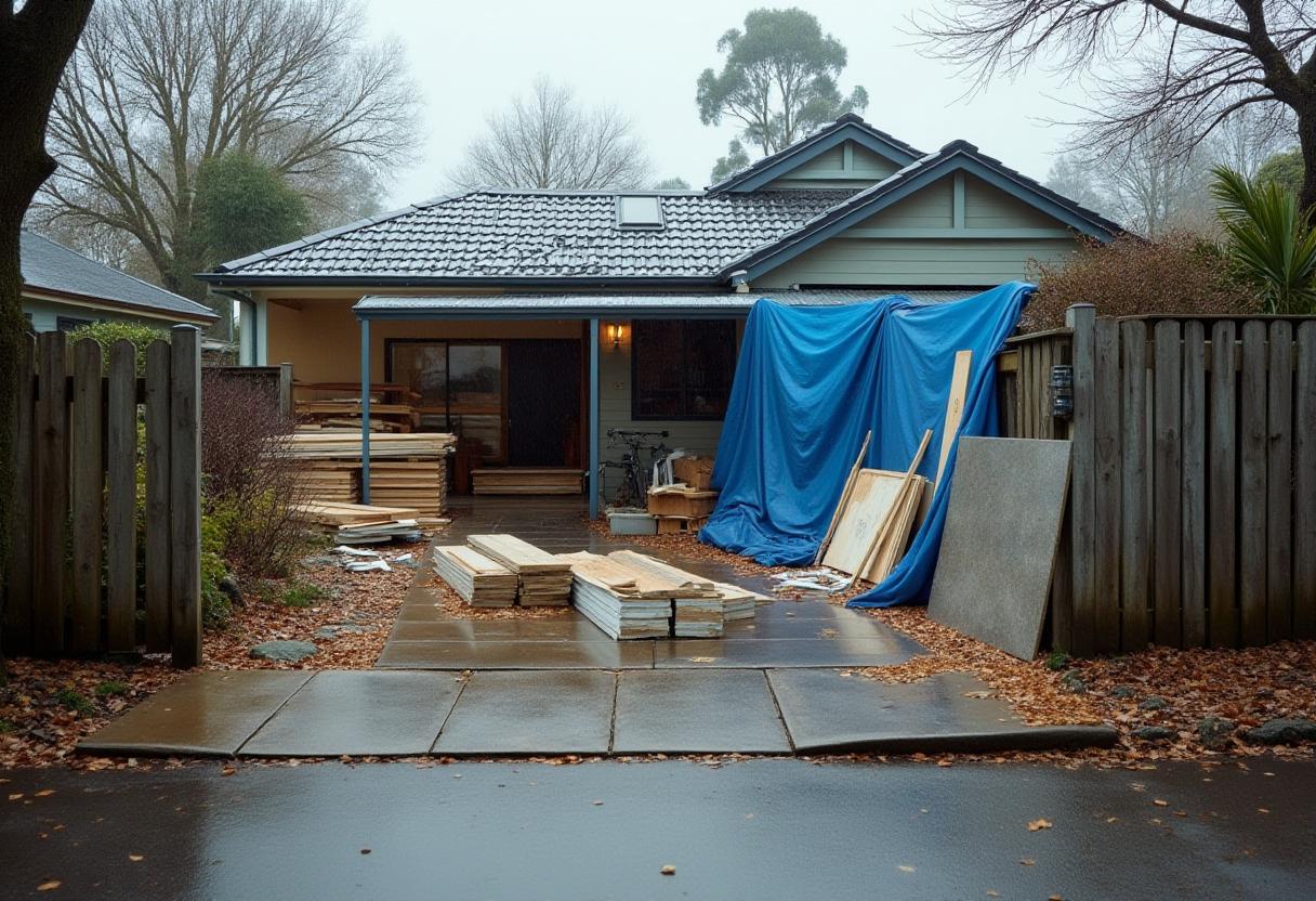 Renovation paused over winter: what to do with the materials sitting in your driveway