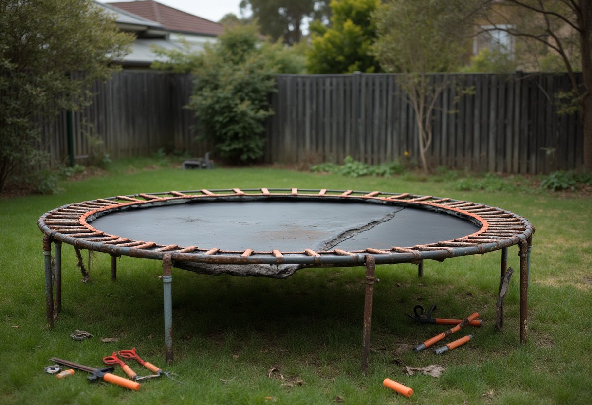 Trampoline removal in Melbourne: DIY or book a pickup